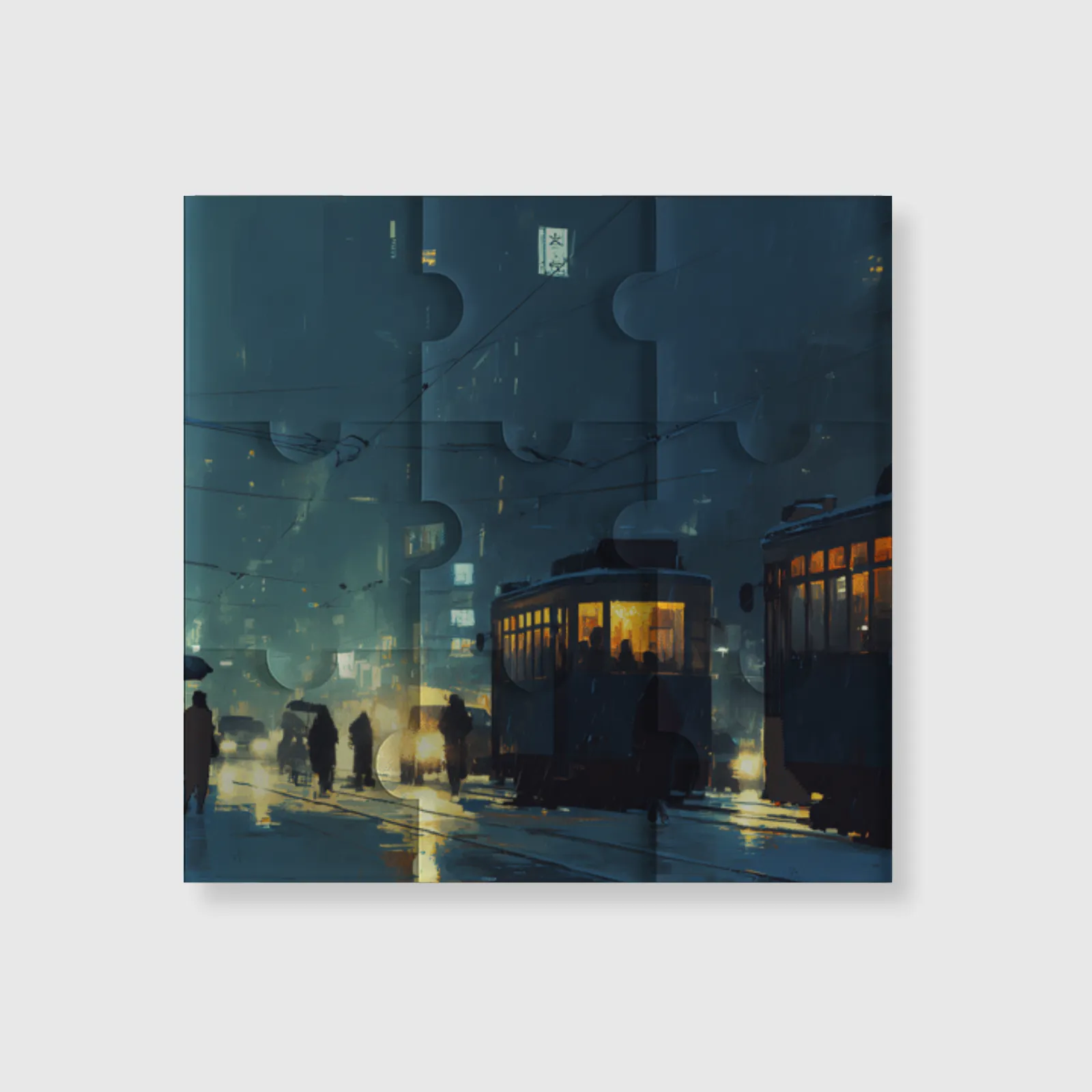 Custom Puzzle Fridge Magnet – Personalized Photo Refrigerator Magnet, Jigsaw-Style Design, Durable Print, Perfect for Home Décor & Gifts - 1