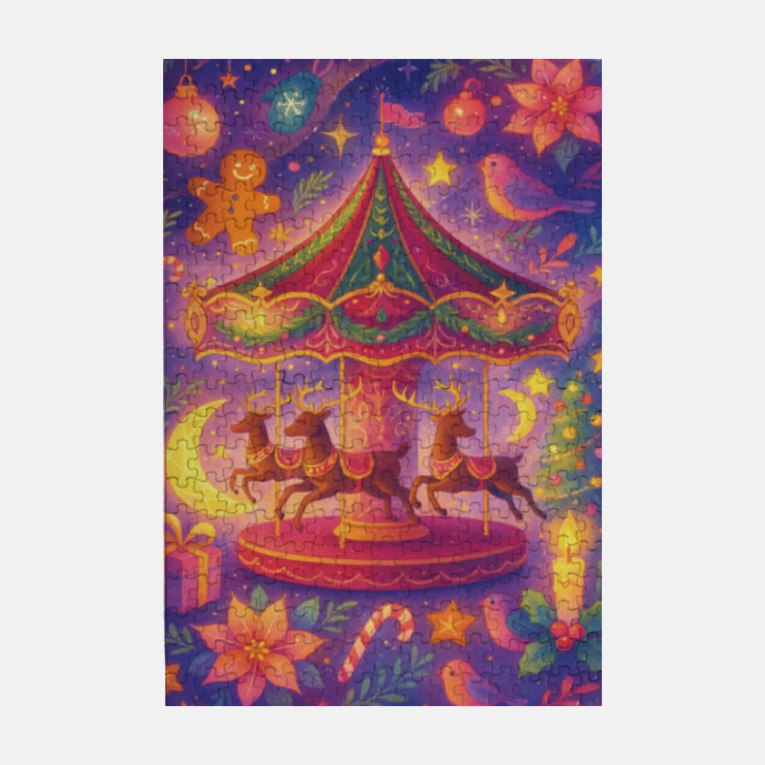 Custom Photo Puzzle – Personalized Jigsaw Puzzle in Wooden or Cardboard Material, Custom Picture Puzzle Gift for Family, Couples, Kids & Holidays - 1