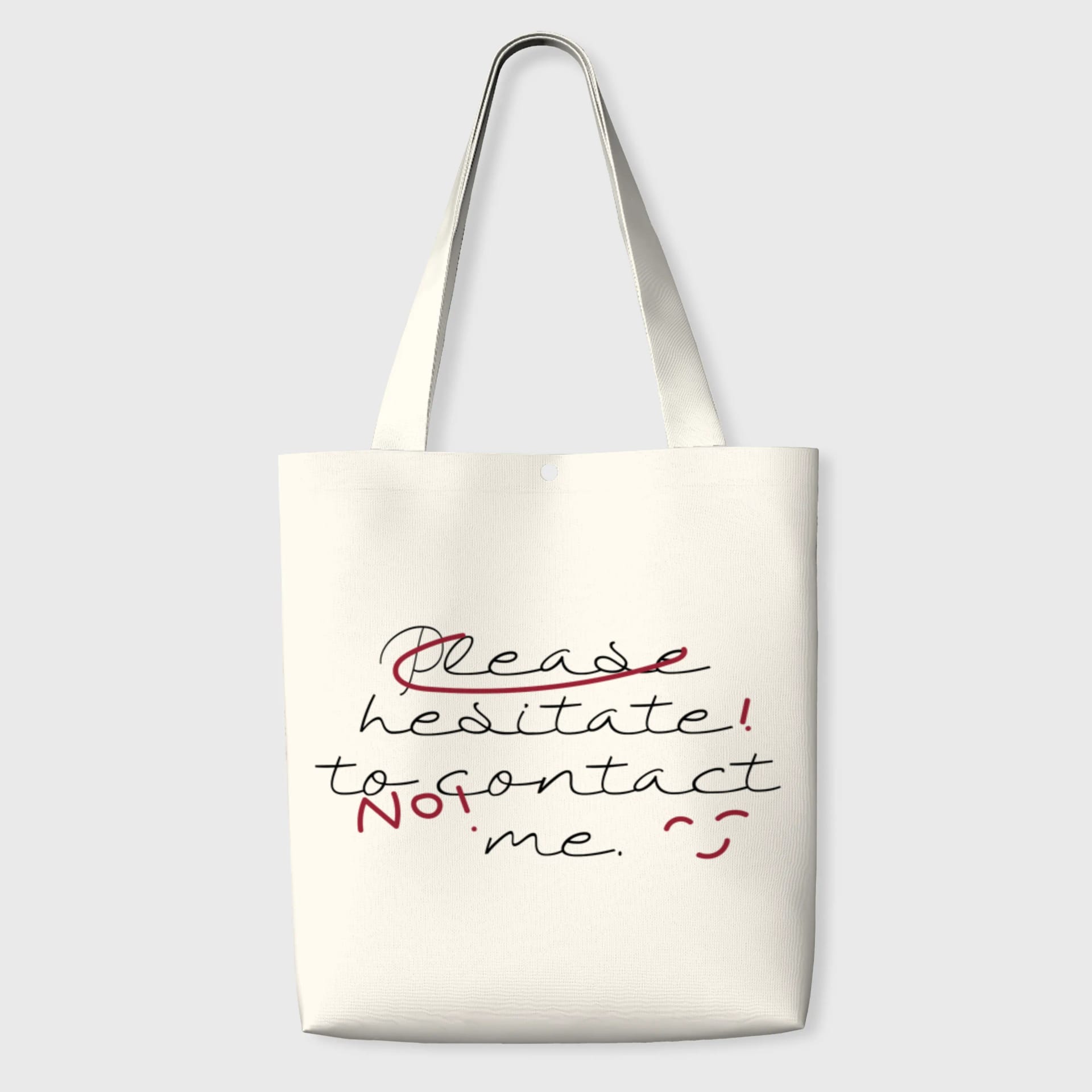 Personalized Canvas Tote Bag – Custom Printed Eco Reusable Bag for Shopping, Books, Work, Everyday Use