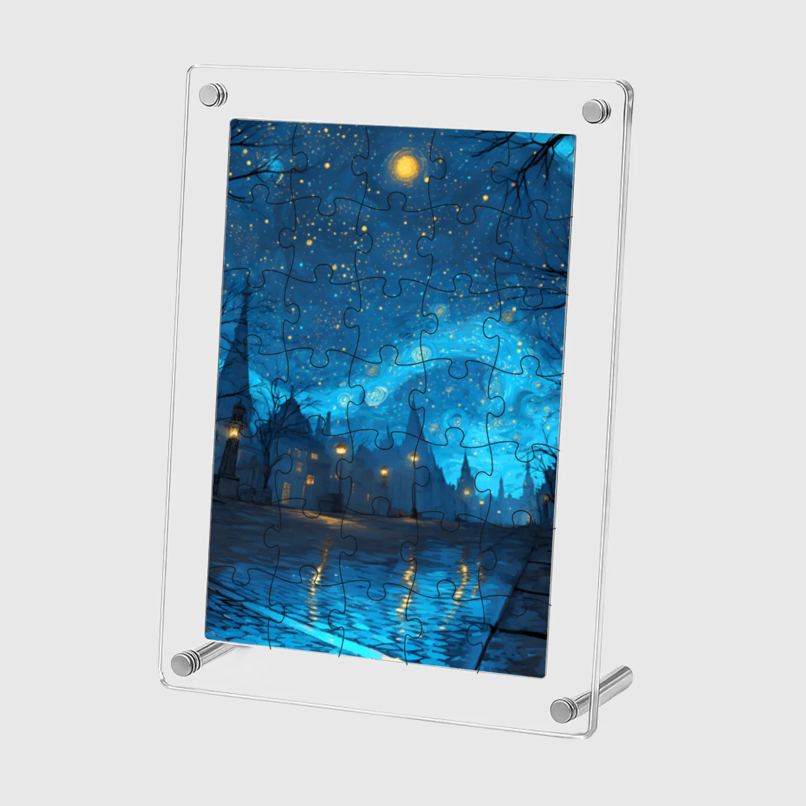 Custom Acrylic Puzzle – Personalized Photo Jigsaw Puzzle, Durable Clear Acrylic Material, Custom Picture Puzzle for Gifts, Home Décor & Keepsakes