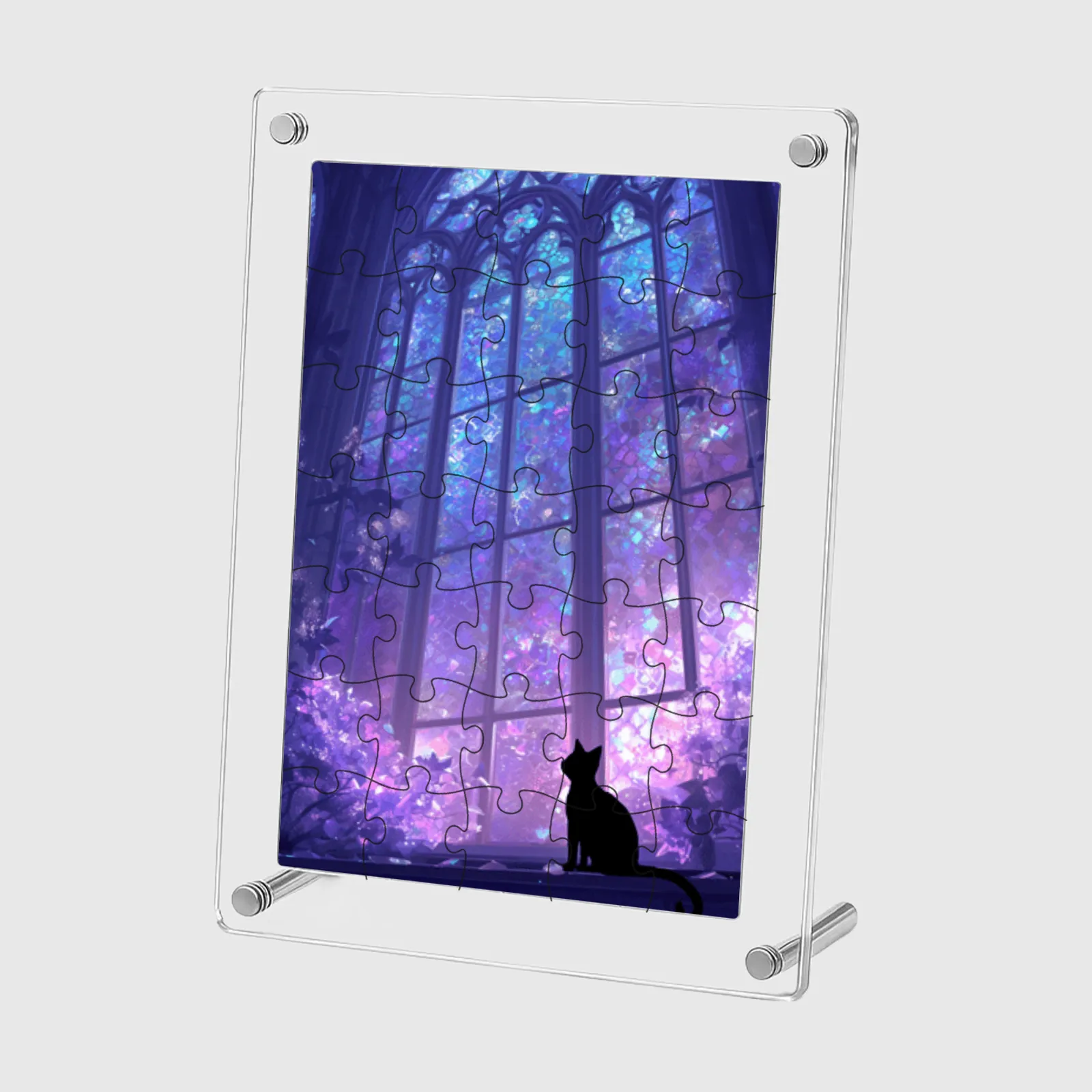 Custom Acrylic Puzzle – Personalized Photo Jigsaw Puzzle, Durable Clear Acrylic Material, Custom Picture Puzzle for Gifts, Home Décor & Keepsakes