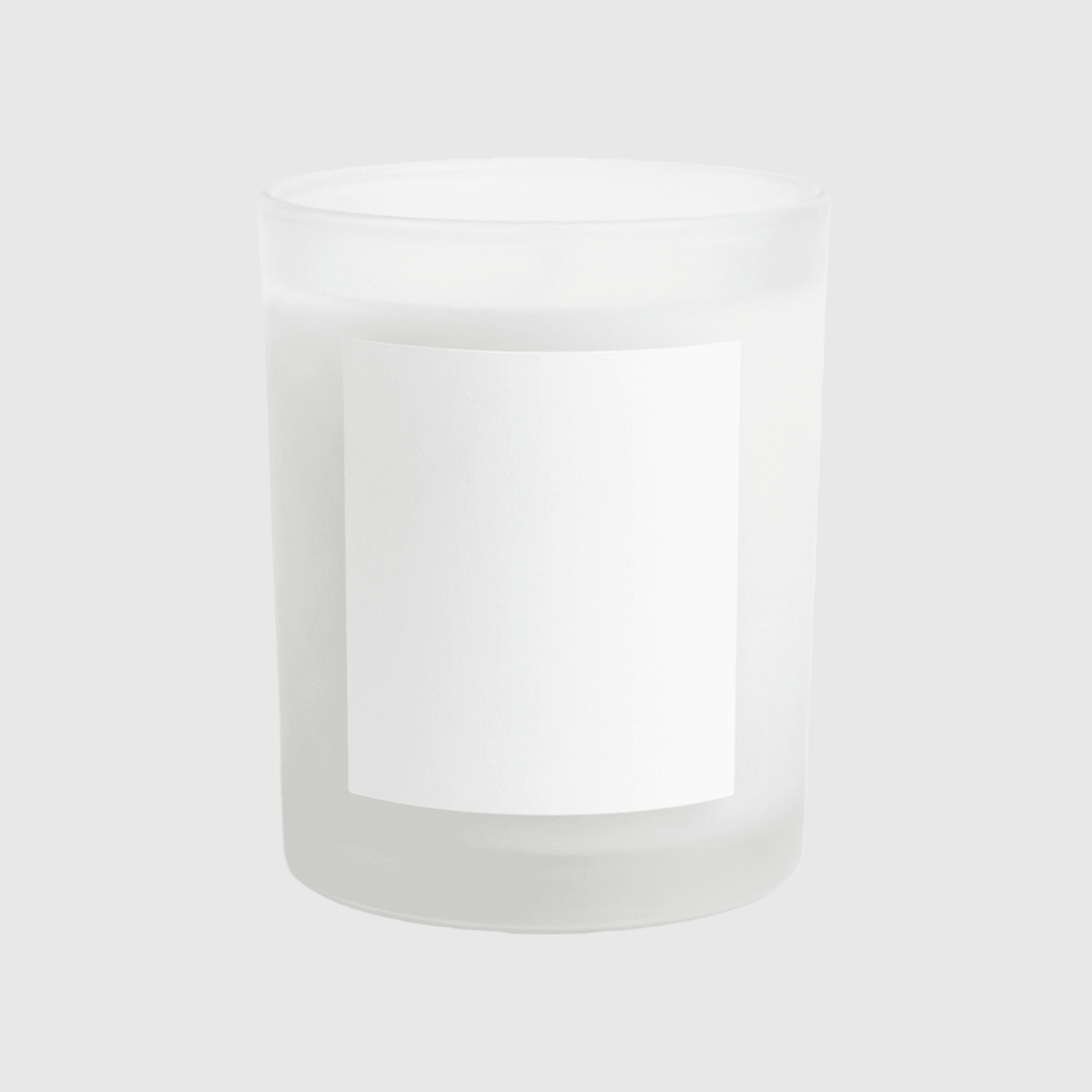 Personalized Frosted Glass Candle / Hidden-Message Candle - Image 1