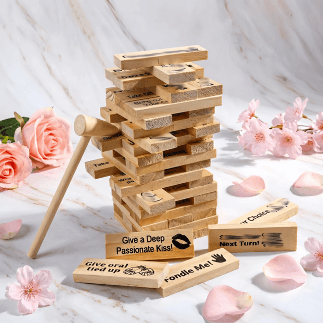 Personalized Block Tower Game for Couples
