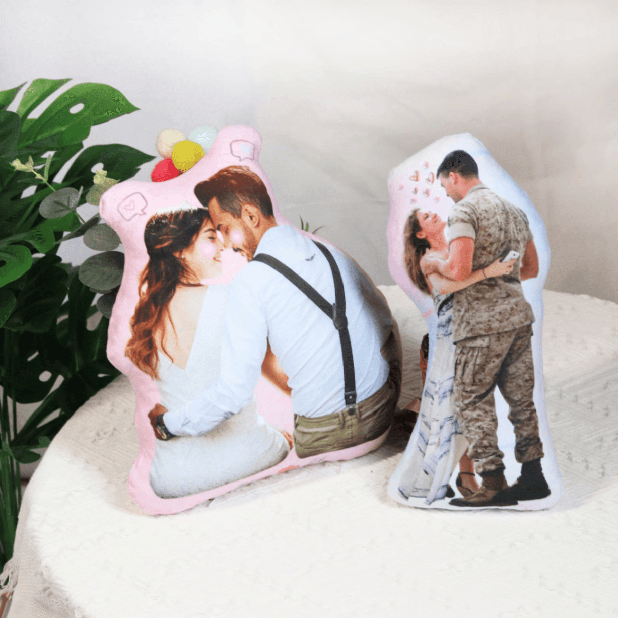 Personalized Photo DIY Humanoid Cushion Couple Toys Dolls Stuffed Boyfriend Face Pillow Doll Custom Father Mother Lifesize Picture Cushion - Image 3