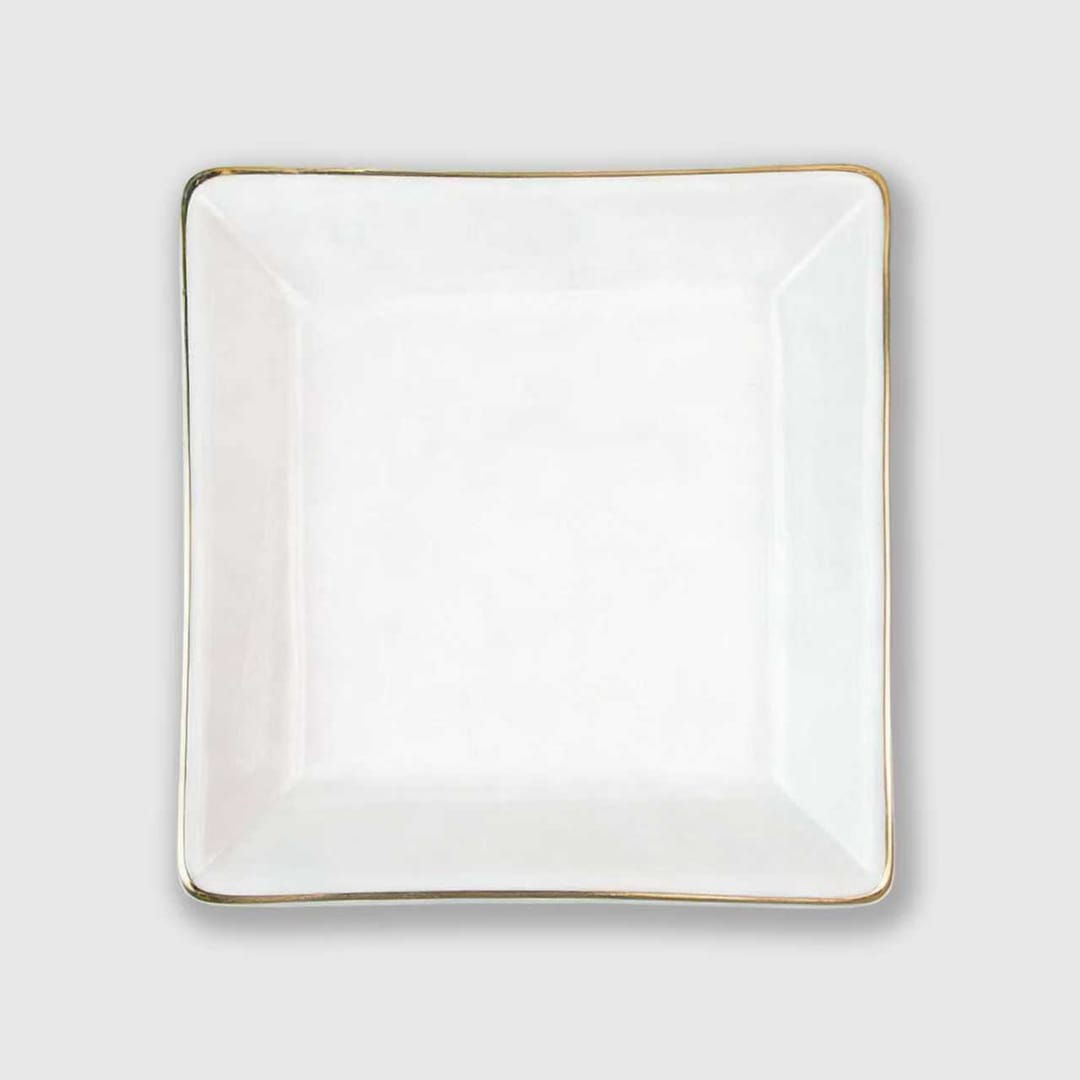 Ceramic Jewelry Tray - Square - 1