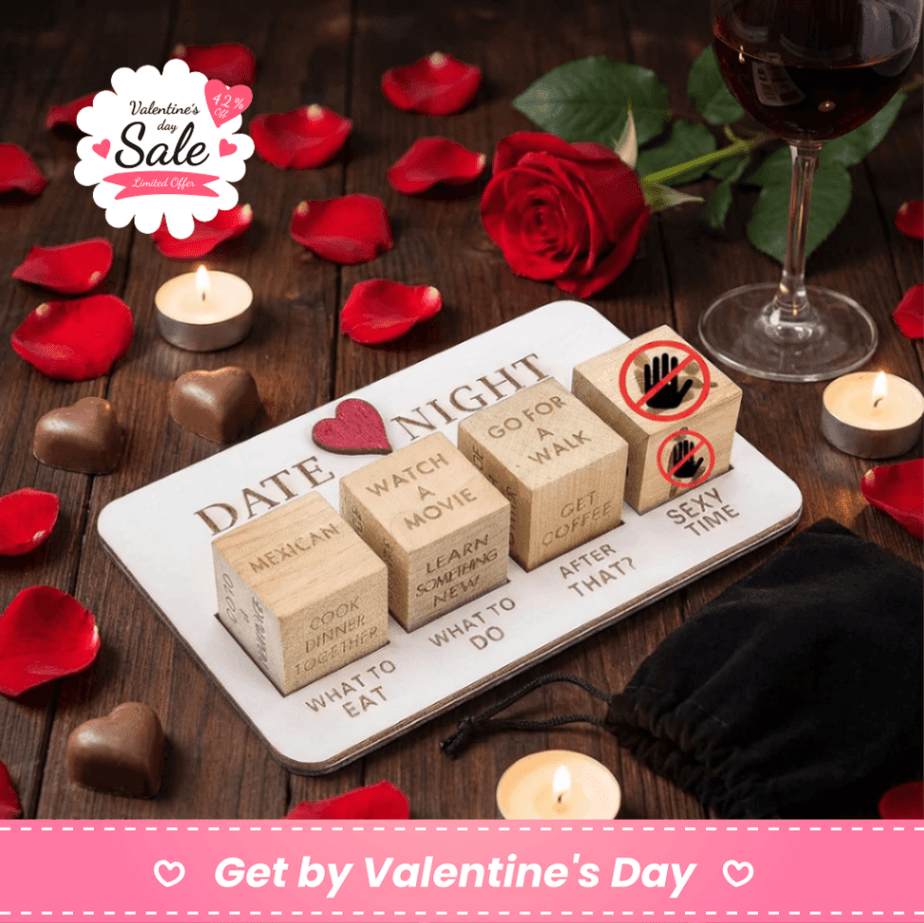 Date Night Dice - Gift for Couples, Date Night Gifts, Date Night Ideas, Anniversary Gifts, Position Dice - 1