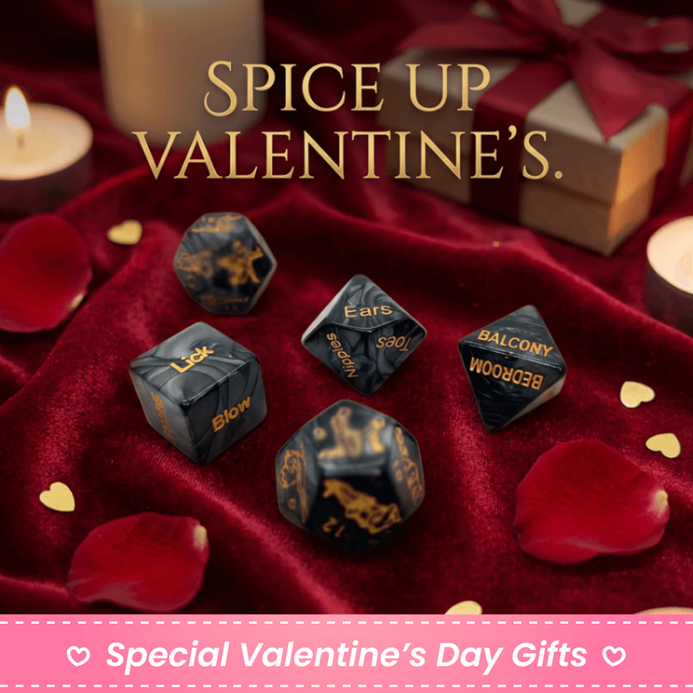 5 Sex Dice, sex positions, fun in the bedroom game, fun game, husband birthday, wife birthday, anniversary gift, Christmas & Valentine’s day - Image 1