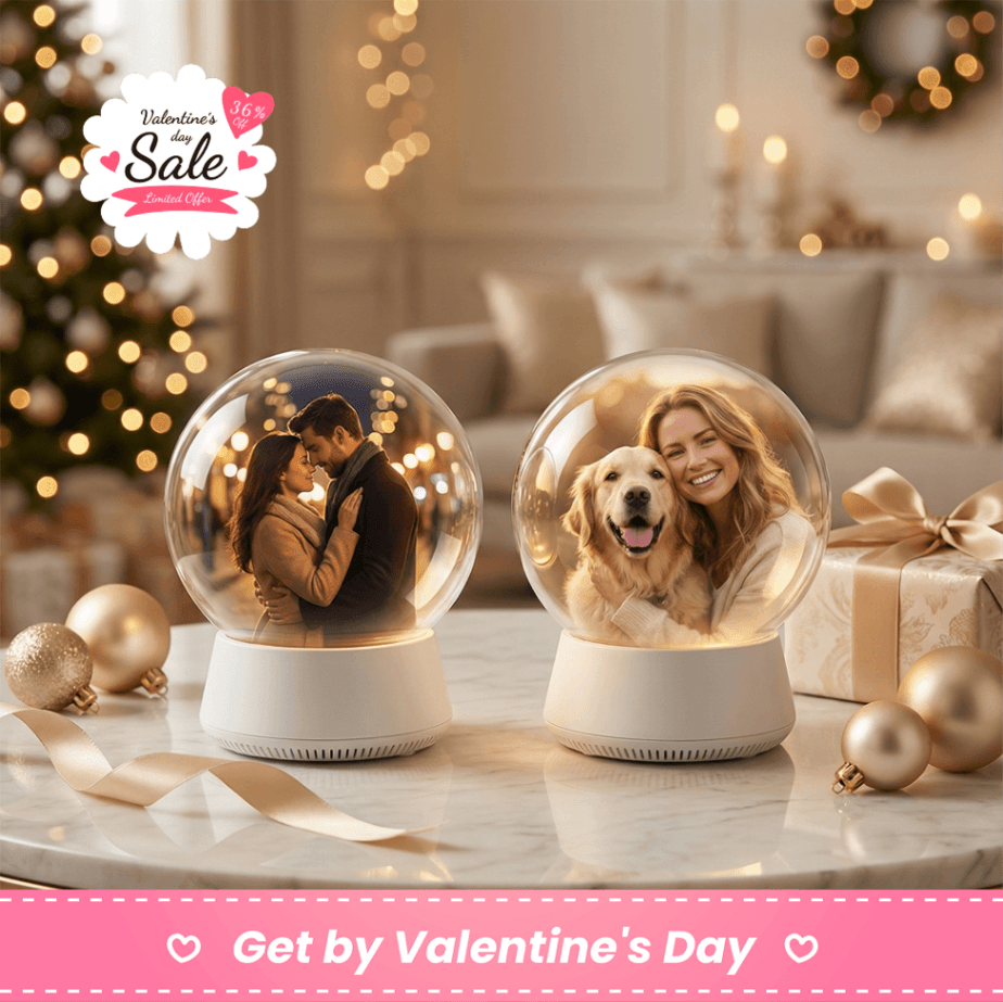 Personalized Video Memory Sphere – Custom Video Crystal Ball Gift - 1