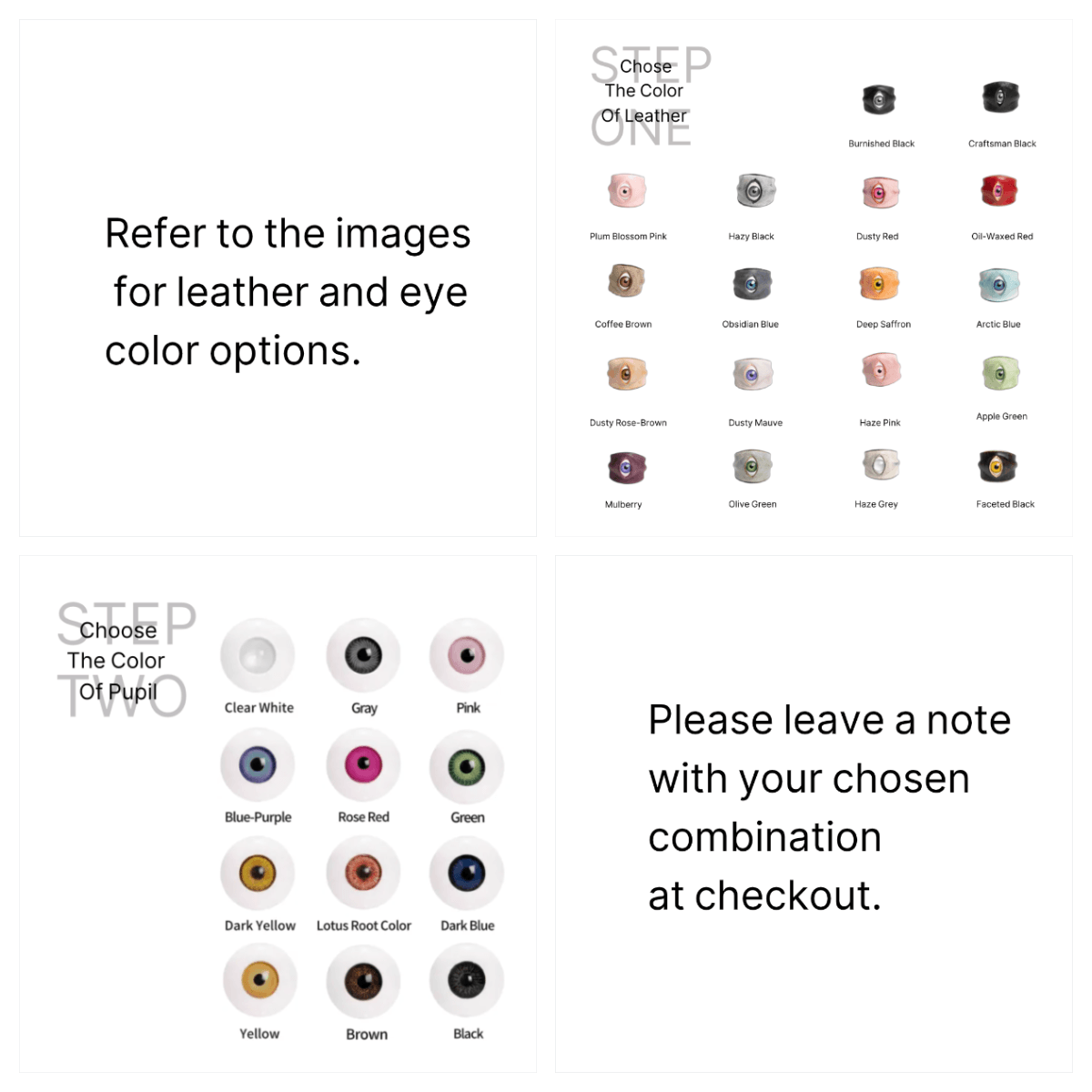 Handmade Eco-Friendly Tanned Leather Eyeball Ring – Purely Handcrafted with Vertical Eye Design, Customizable with Interchangeable Pupil Colors - Image 5