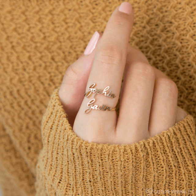 Personalized Name Ring