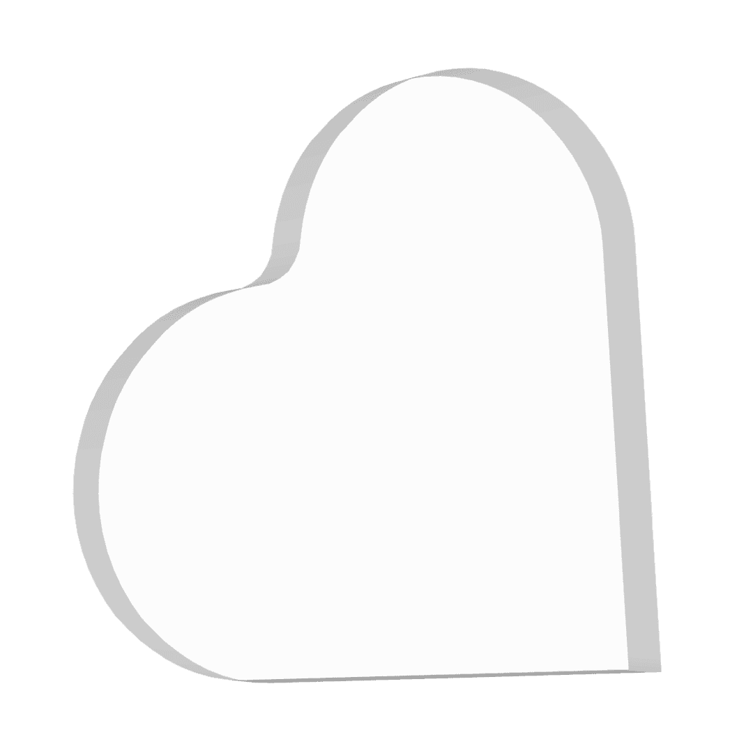 Love Acrylic Gift Decorations - 1