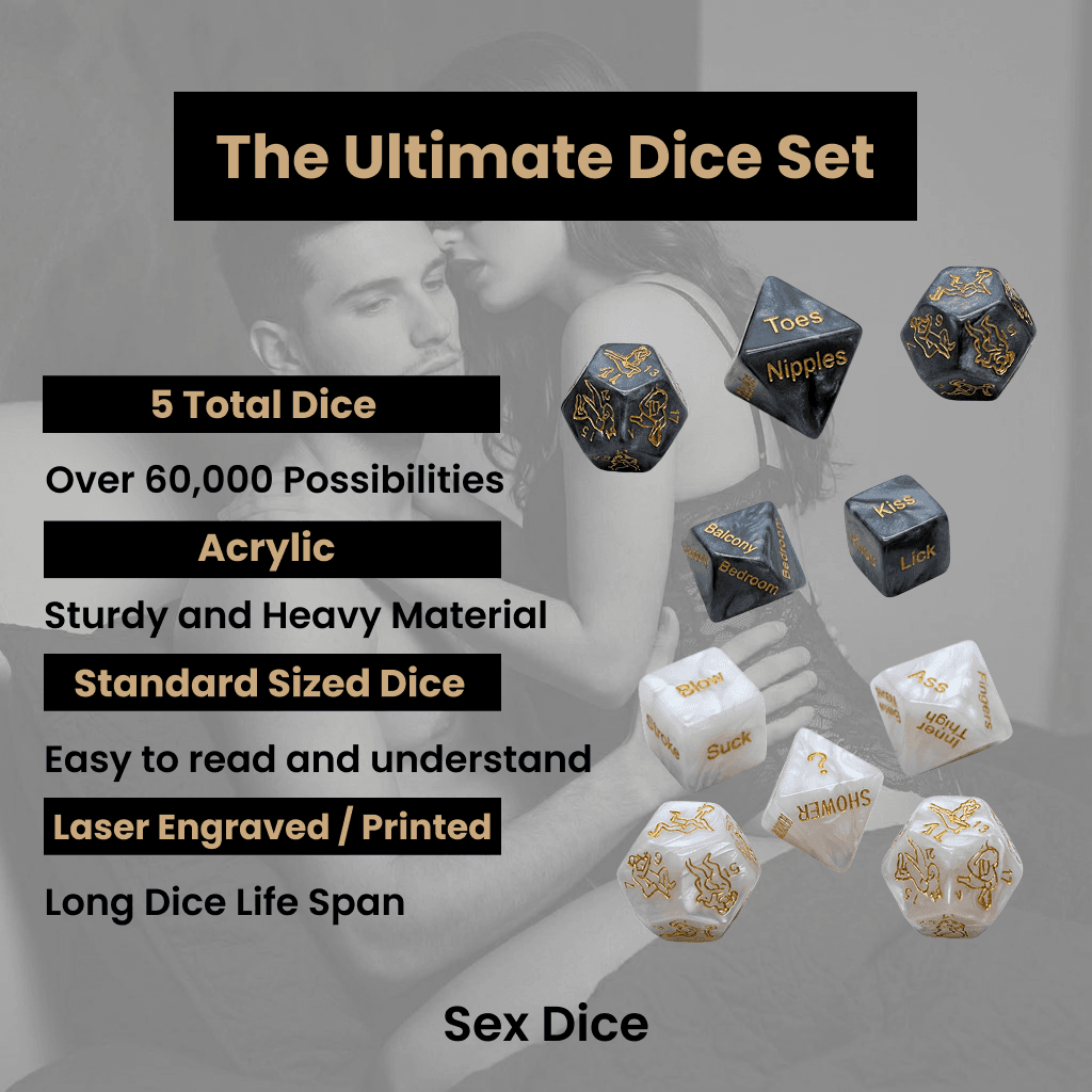 5 Sex Dice, sex positions, fun in the bedroom game, fun game, husband birthday, wife birthday, anniversary gift, Christmas & Valentine’s day - Image 3
