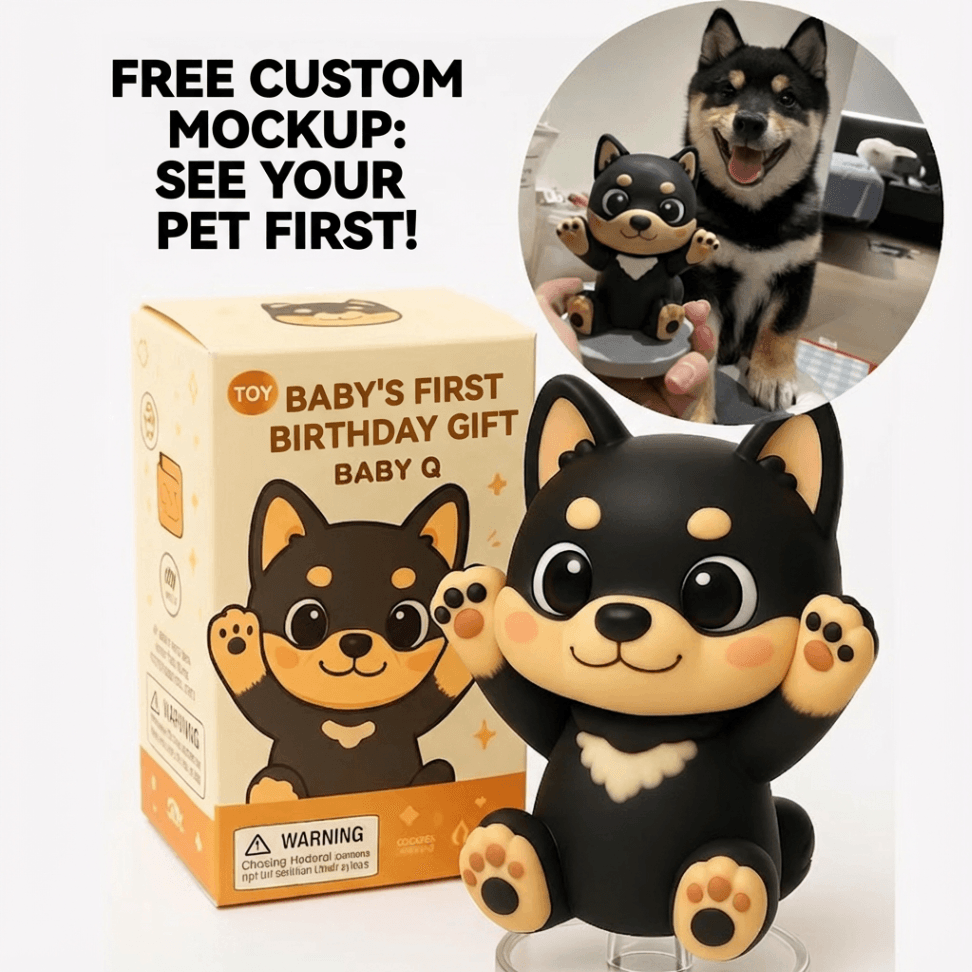 Custom 3D Cartoon Figurine from Photo Handmade Q-Style Clay Doll Personalized Gift - Image 7