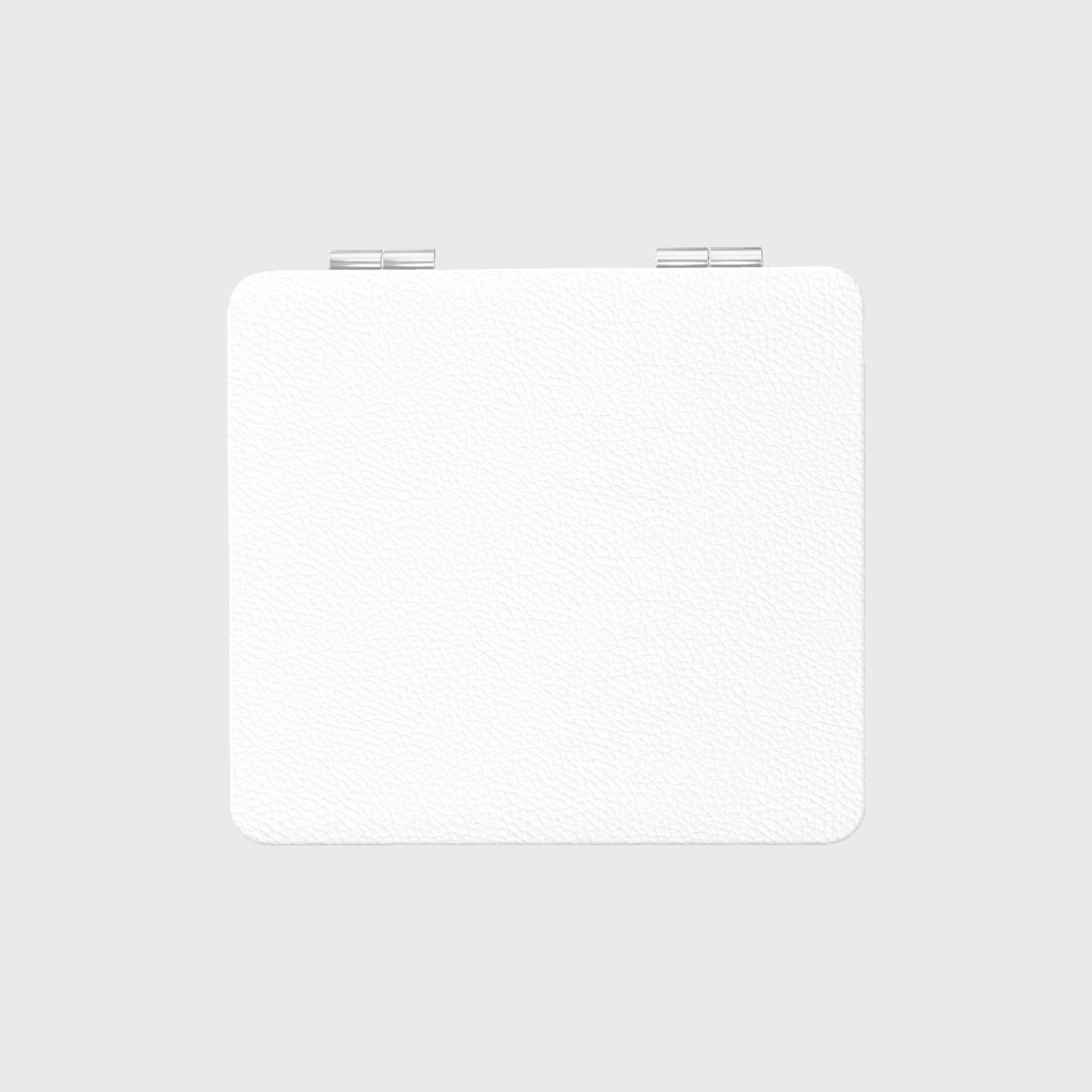 Custom Portable Pocket Makeup Mirror – Personalized PU Compact Mirror (Square) - Image 1