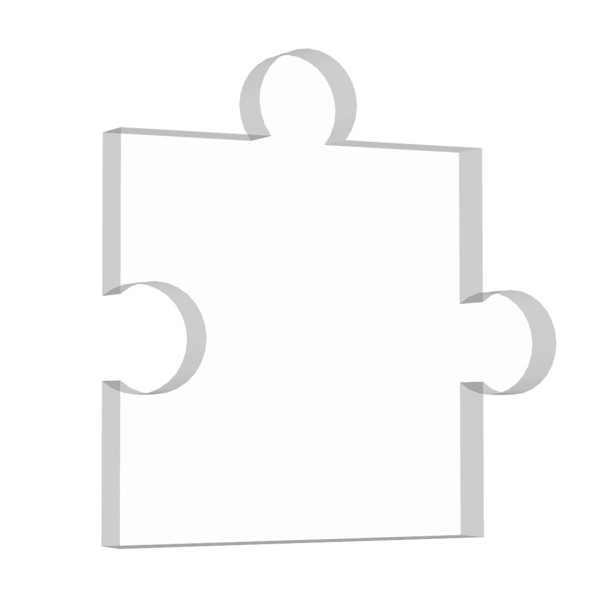 Jigsaw Acrylic Gift Decorations - Image 1