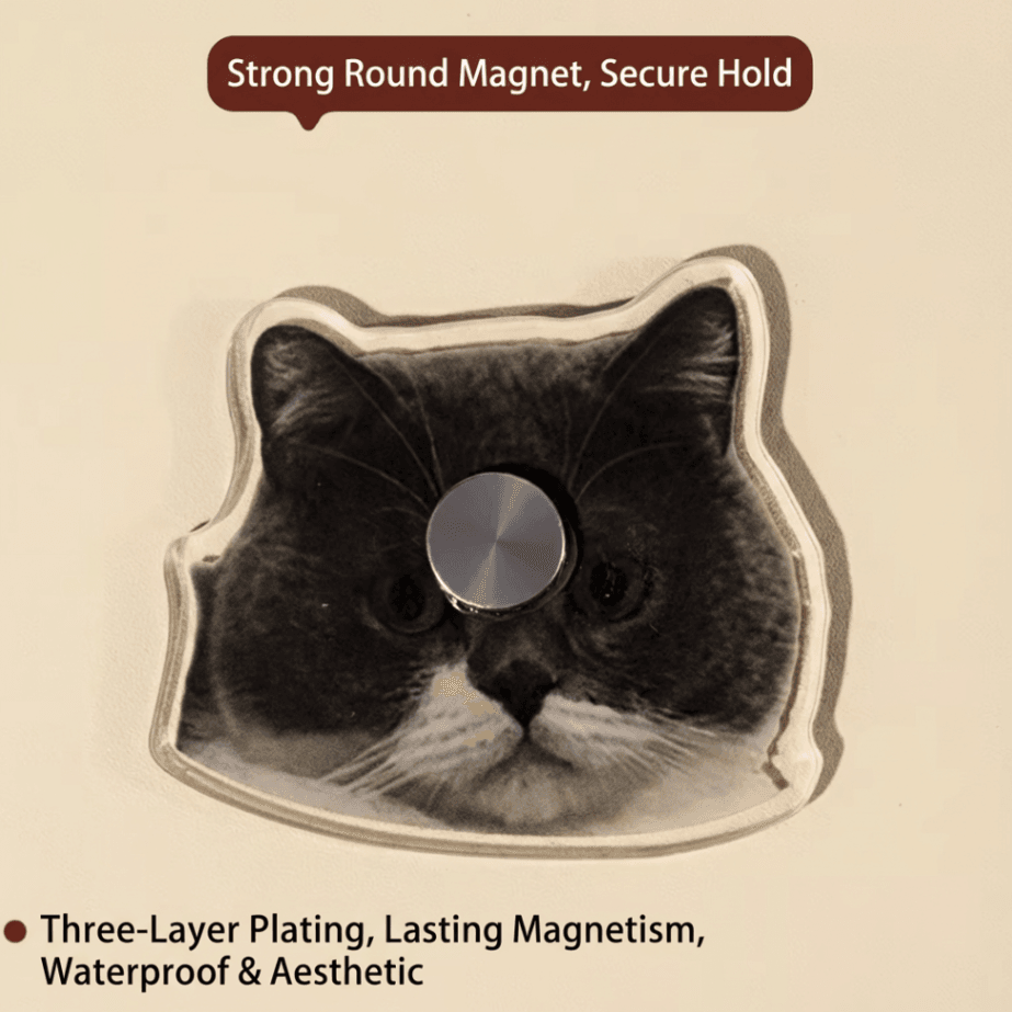 Custom Pet Spinning Fridge Magnet (Acrylic Photo Magnet) - Image 3