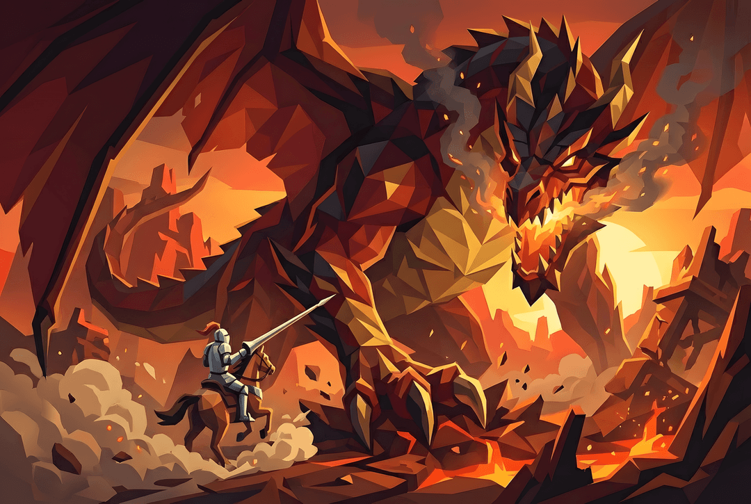 Epic Knight vs Dragon