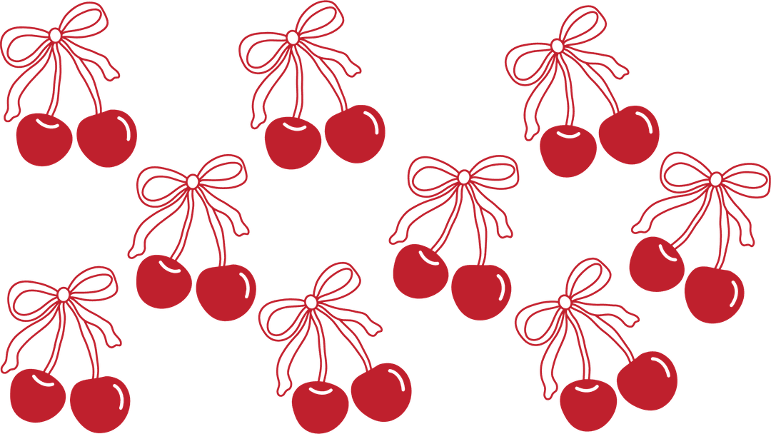 Cherry Bow Pattern