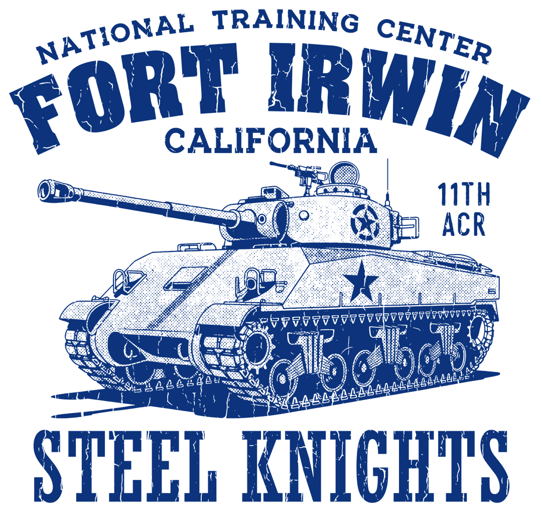 FORT IRWIN Vintage Blue