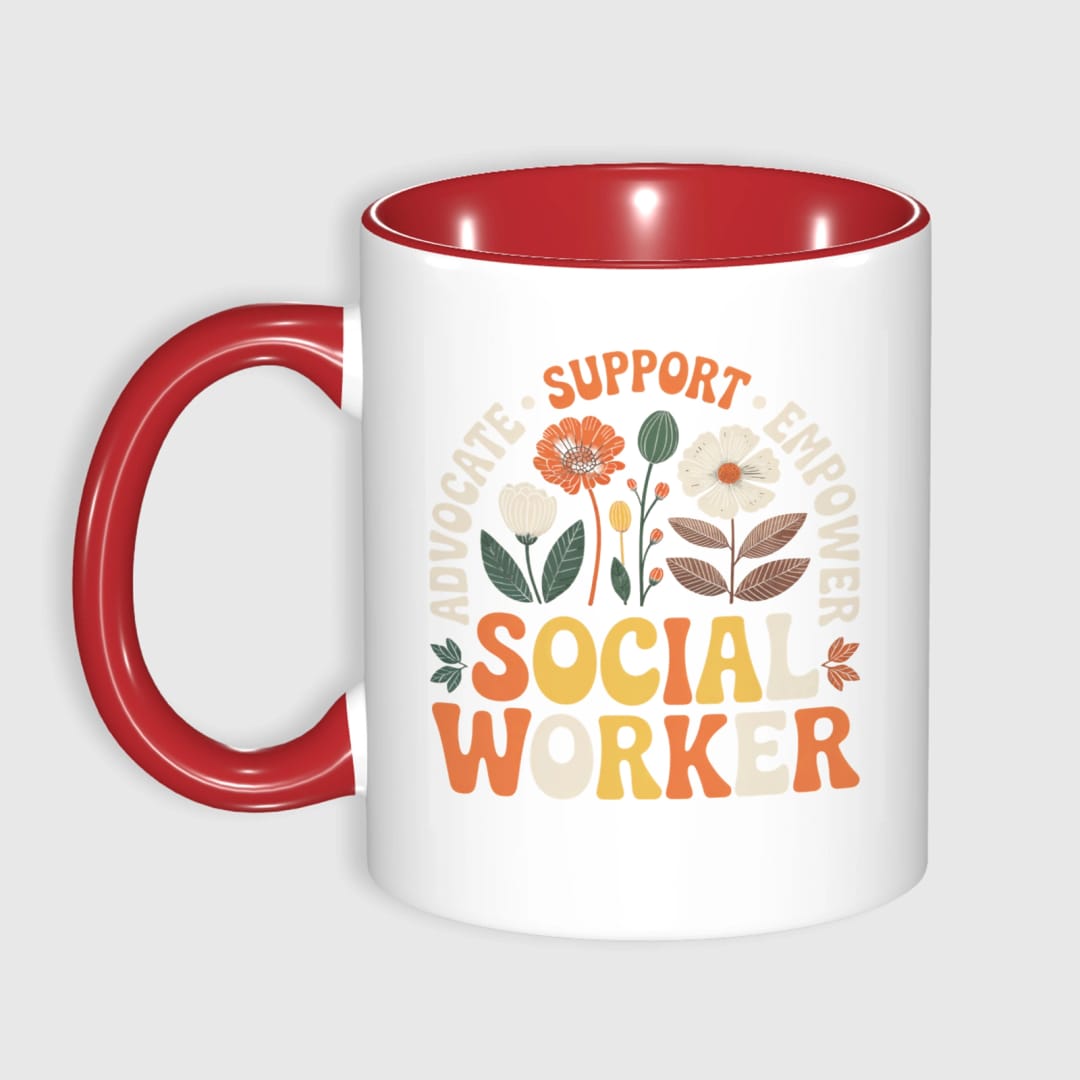 11oz Custom Photo Mug RED - 1