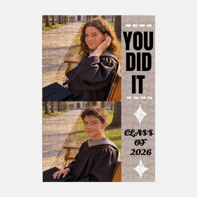 Custom Graduation Photo 300pcs Puzzle for Graduate Keepsake Gift
