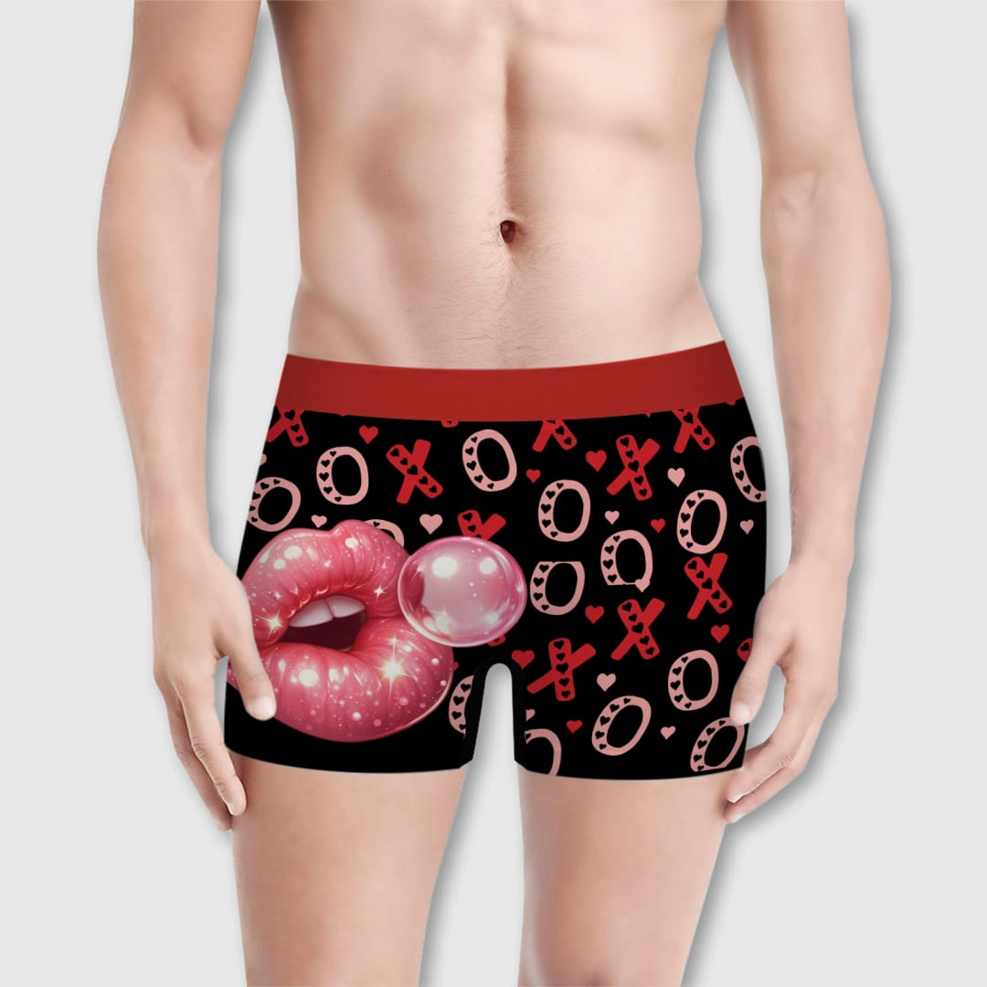 Personalized Photo Men's Boxer Briefs – Custom Print Comfortable Underwear - 1