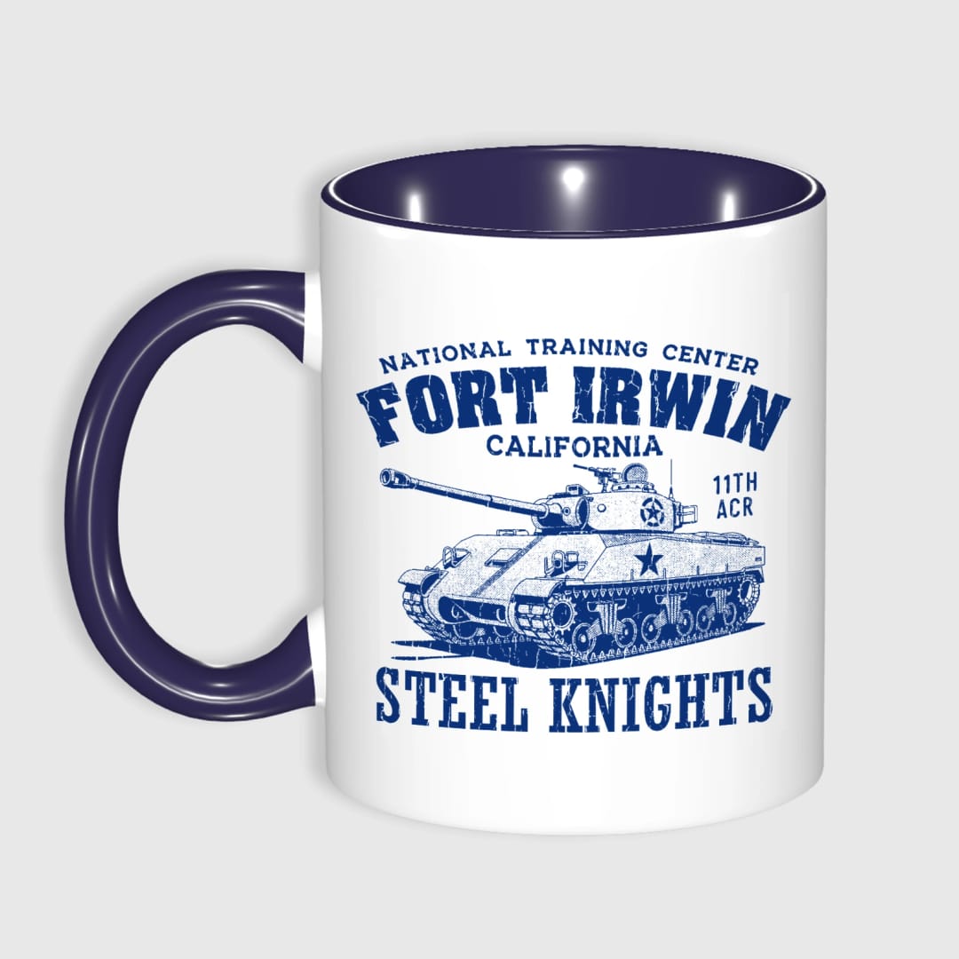 11oz Custom Photo Mug BLUE with Text  – Personalized Coffee Cup, DIY Picture Logo Image, Customizable Ceramic Mug for Gifts, Add Your Own Photo & Words - 1