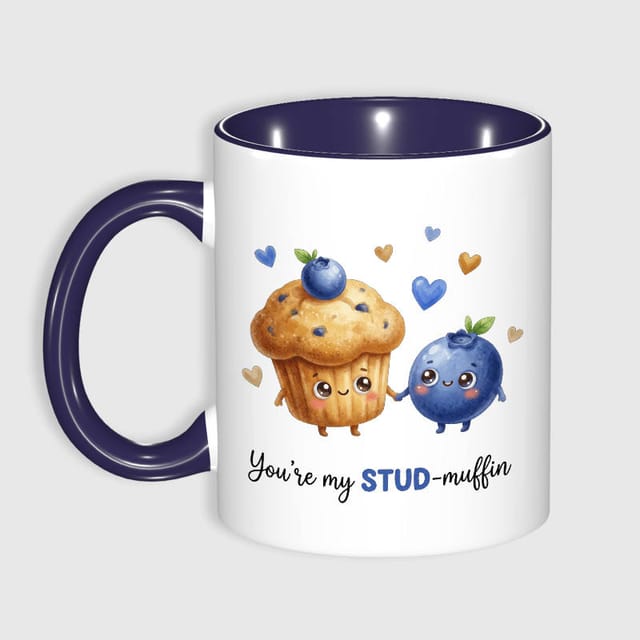 Funny Stud Muffin 11oz Mug for Partner Valentine's Gift