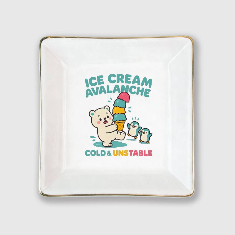 Cute Polar Penguin Tray for Animal Lovers Summer Gift