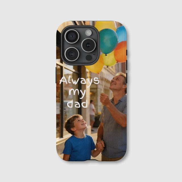 Custom Dad Photo Magnetic Phone Case for Father's Day Gift