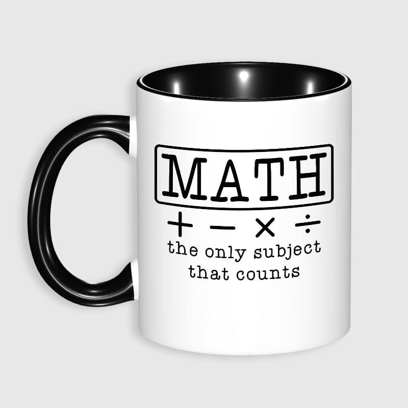 Funny Math Quote Coffee Mug for Teachers Back to School Gift