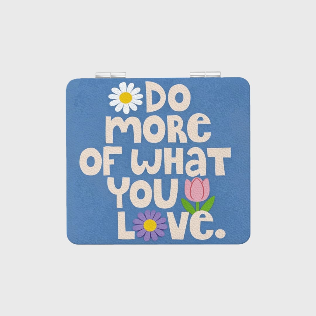 Square Pocket Makeup Mirror | Gift for Beauty Lovers & On-the-Go Touch-Ups - 1