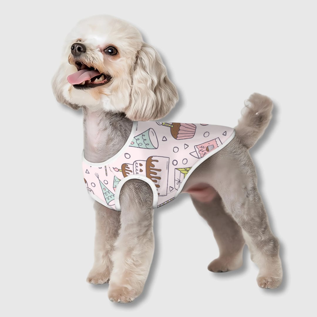Custom Pet Summer Vest Personalized Gift for Dogs Cats Lightweight Breathable Pet Clothing Gift for Summer - 1