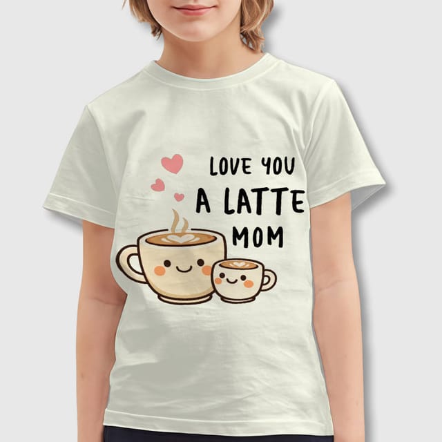 Funny Coffee Pun Kids T-Shirt for Mom Mother's Day Gift