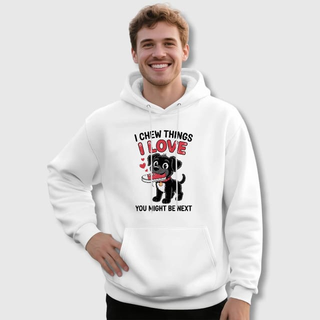 Funny Dog Hoodie for Dog Lovers Valentine Gift