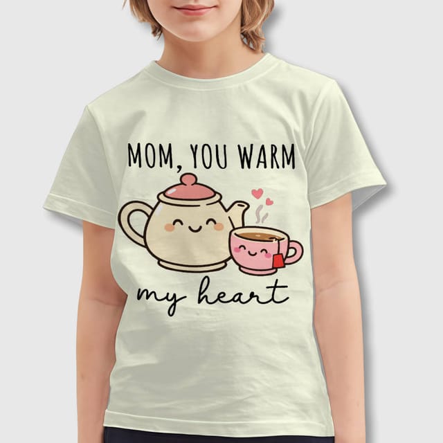 Cute Teapot Quote Kids T-Shirt for Mom Mother's Day Gift