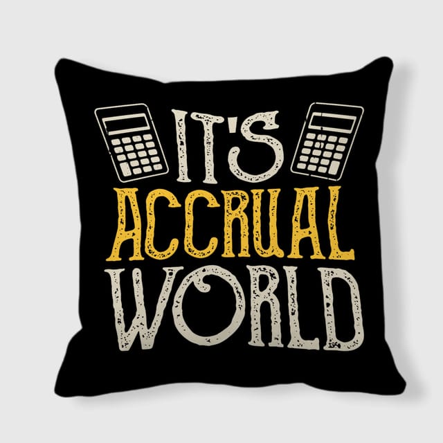 Funny Accounting Pun Throw Pillow for Accountants Gift