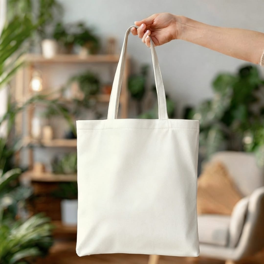 Personalized Canvas Tote Bag – Custom Printed Eco Reusable Bag for Shopping, Books, Work, Everyday Use - 1