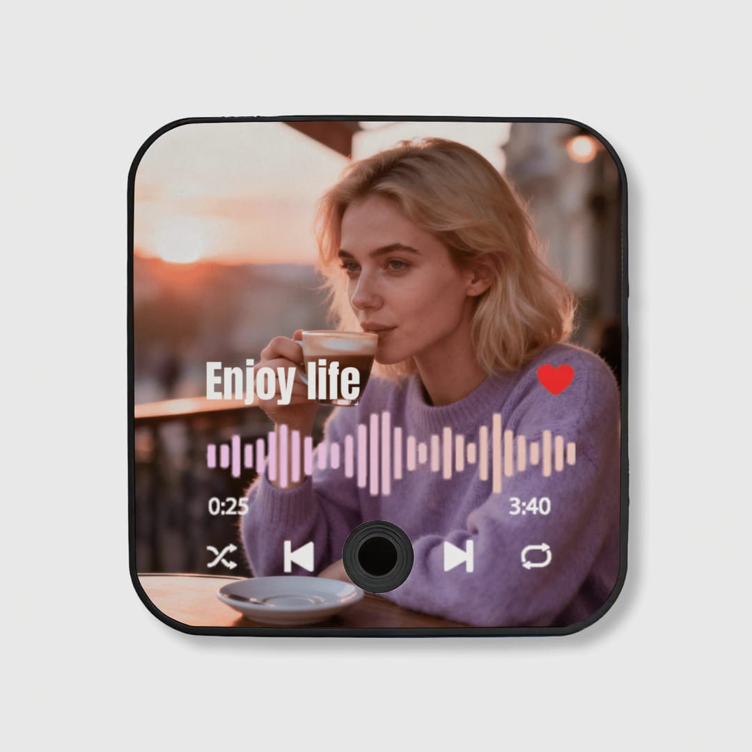 Custom Music Fridge Sticker - Personalized Song Art & Lyrics Magnet - 1