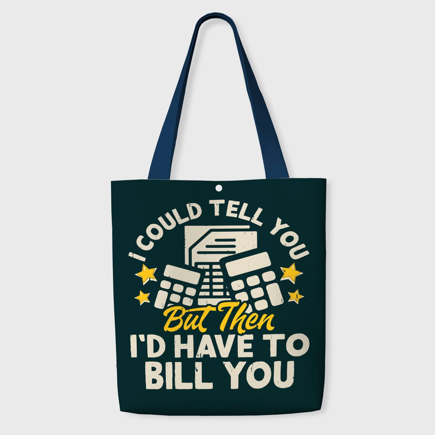 Funny Accountant Quote Tote Bag for Bookkeepers Work Gift