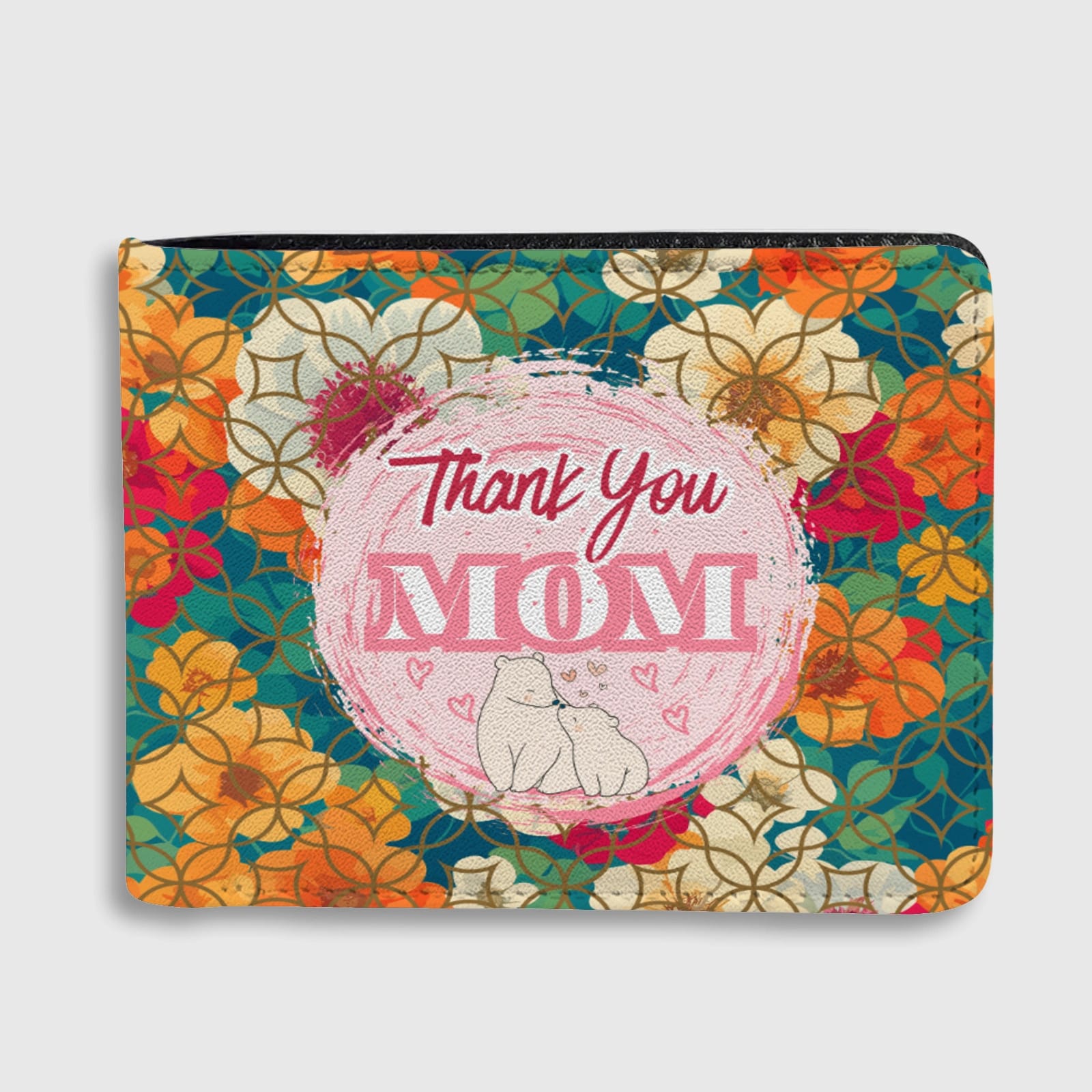 Minimalist White Slim Bifold Leather Credit Card Wallet for Daily Carry