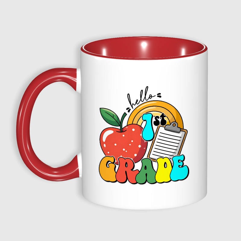 Hello 1st Grade 11oz Mug for Teacher Back To School Gift