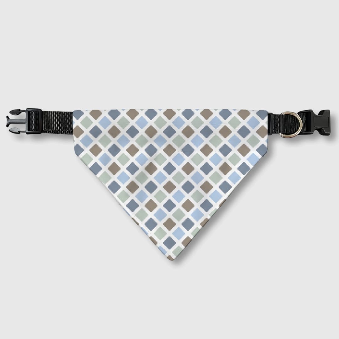 Custom Pet Bandana Bib – Personalized Dog & Cat Bib, Adjustable Tie-Up Pet Bib, Custom Name Pet Accessory Gift - 1