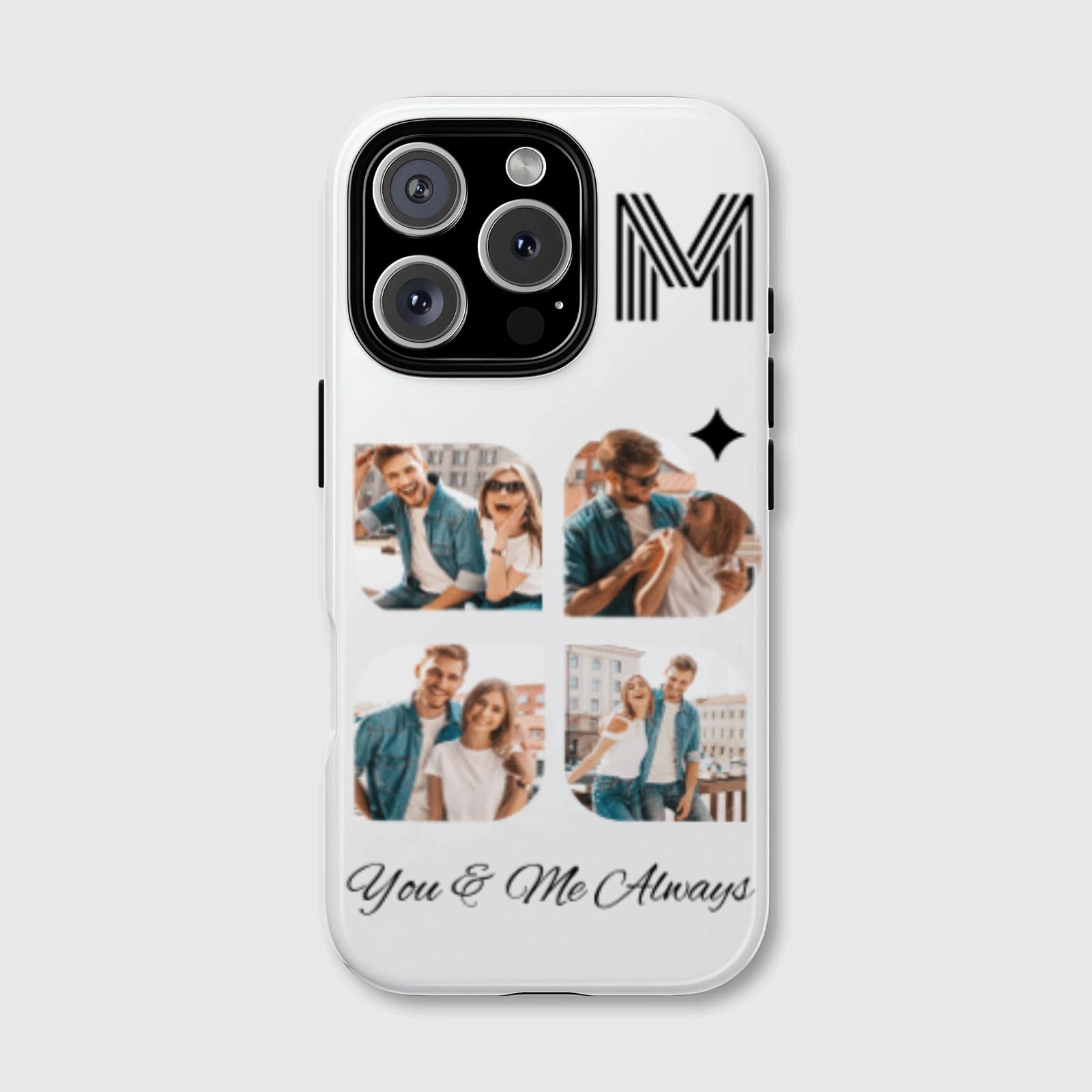 Personalized magnetic phone case with Film Panel for iPhone 15 / 15 Pro / 15 Pro Max / 16 / 16 Pro / 16 Pro Max / 17 / 17 Pro / 17 Pro Max, Matte Anti-Fingerprint Film Texture Cover, Strong MagSafe Compatible, Slim Shockproof Protective Phone Case