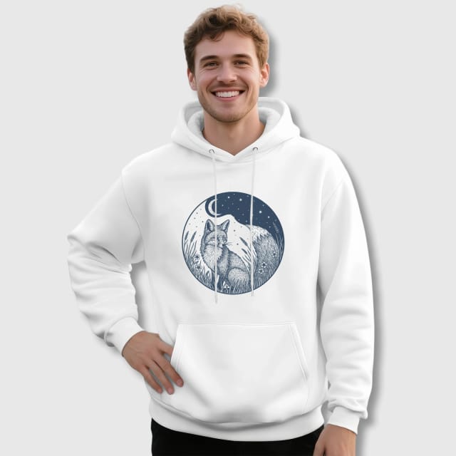 Custom Fox Wilderness Hoodie for Animal Lovers Gift