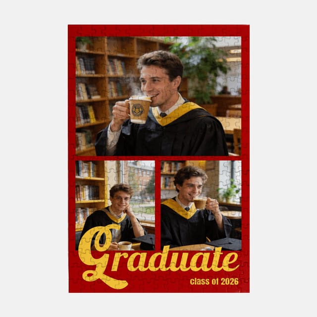 Custom Graduation Photo 300pcs Puzzle for Graduate Gift