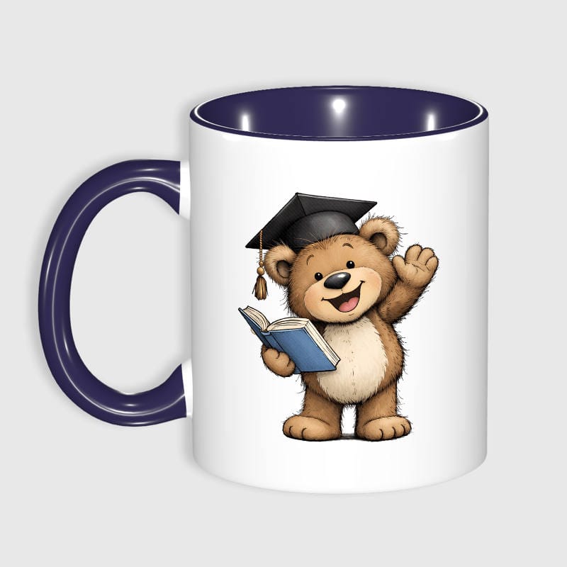 Cute Graduation Teddy Bear Mug for Graduates Gift