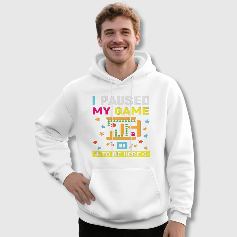 Funny Gamer Quote Men's Hoodie for Gamer Gift