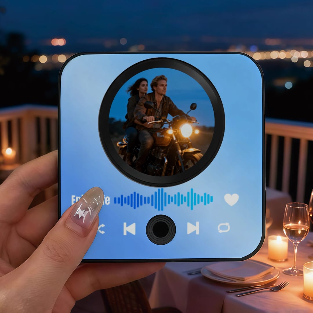 Custom Music Fridge Sticker - Personalized Song Art & Lyrics Magnet - 1