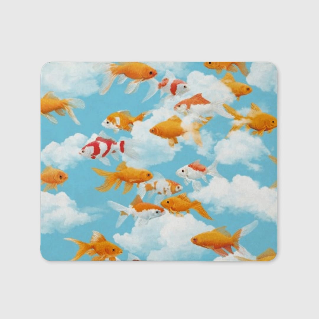 Goldfish Sky Mouse Pad - 1